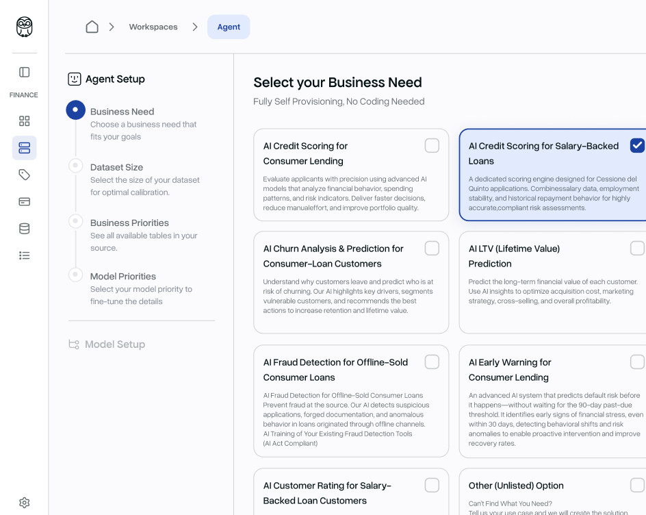 Partner workspace overview